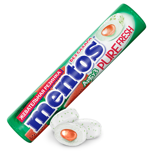 Жевательная резинка Ментос со вкусом арбуза 15,5г