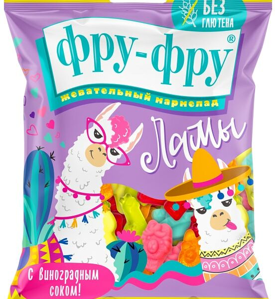 Мармелад Фру-Фру жевательный Ламы 80г