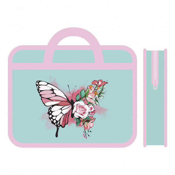 Папка для труда Пчелка А4 ПМ-А4-25, БАБОЧКА В ЦВЕТАХ 2023