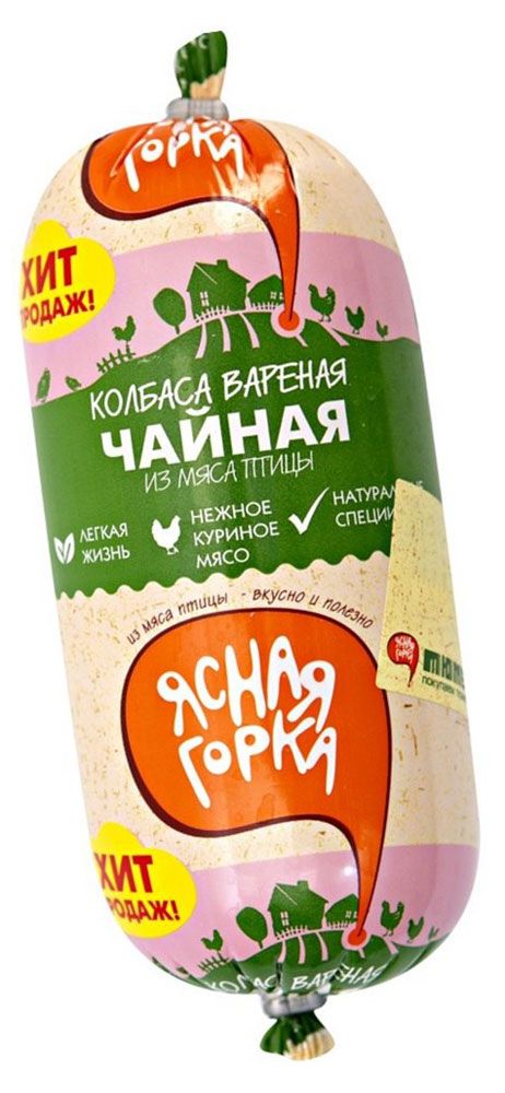 

Колбаса вареная Ясная горка Чайная, 500 г