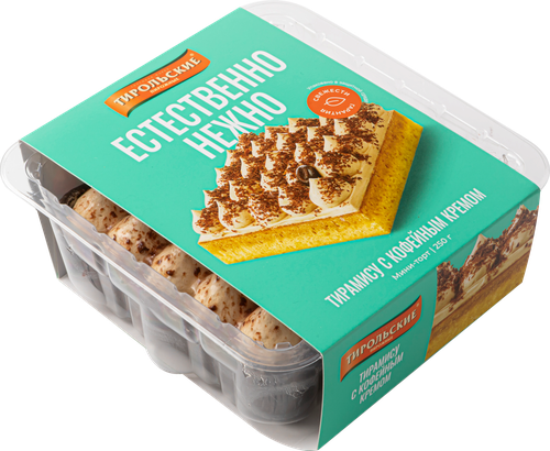 

Пирожное бисквитное Тирольские пироги Тирамису 250 г