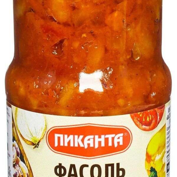 Фасоль по-монастырски с овощами ТМ Пиканта 470 г