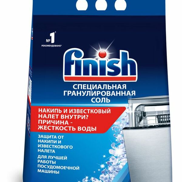 Соль для посудомоечных машин Finish 3 кг дизайн упаковки в ассортименте