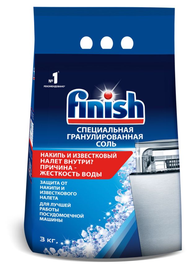 

Соль для посудомоечных машин Finish 3 кг дизайн упаковки в ассортименте