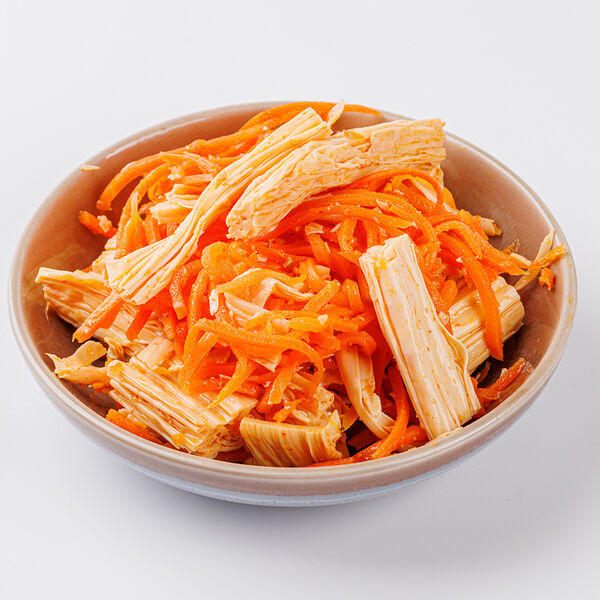  Спаржа с морковью по-корейски