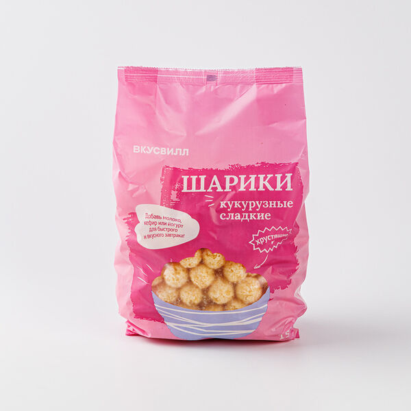 Шарики кукурузные сладкие ВкусВилл