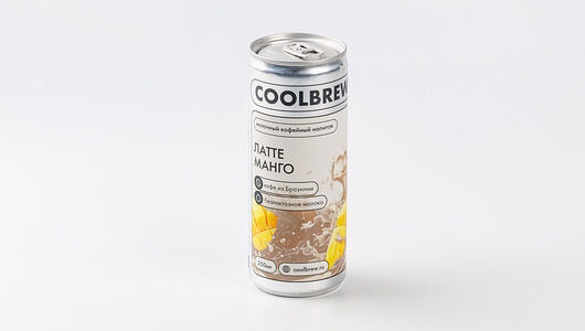 Напиток молочный кофейный Coolbrew Латте манго 250 мл