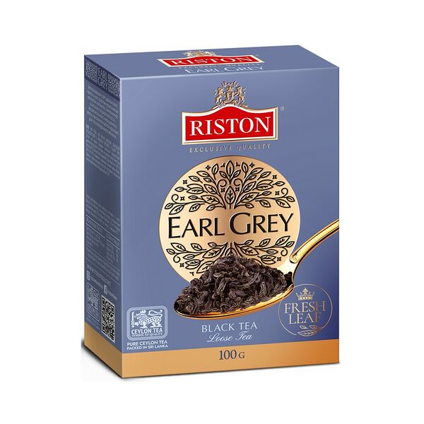Чай черный Riston Grey байх ср/лист с аром бергамота 100г