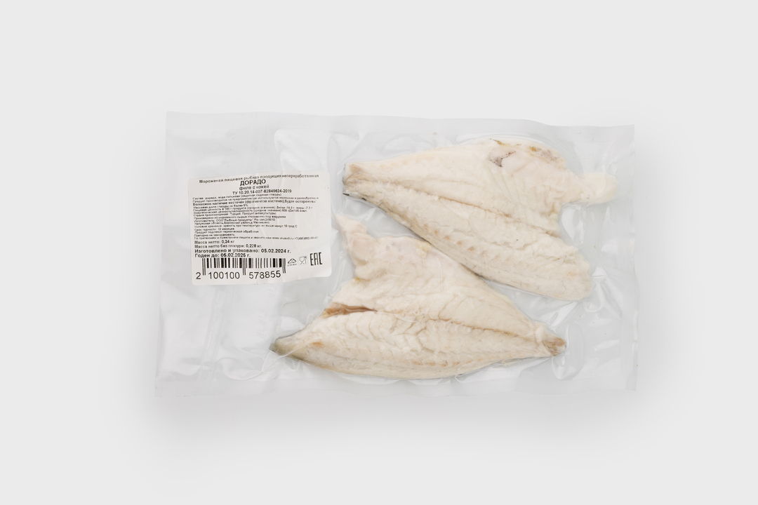 

Дорадо филе на коже замороженное 240 г