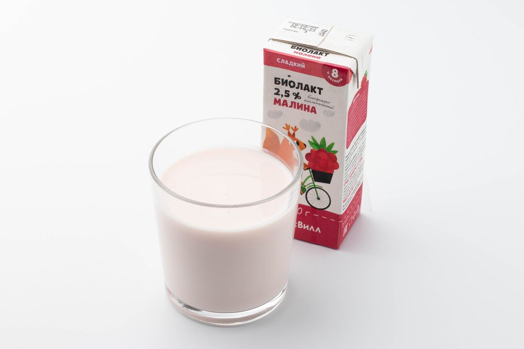 

Биолакт детский с малиной 2,5%