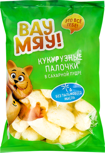 

Палочки кукурузные Вау Мяу 80 г