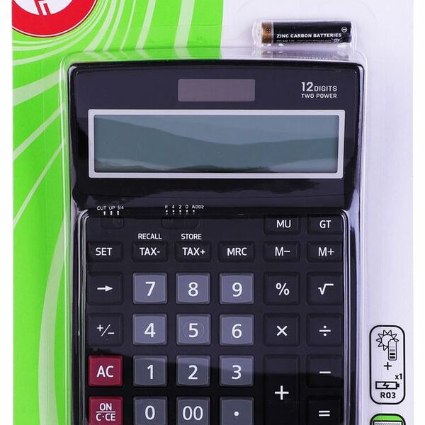 Калькулятор АШАН Красная птица 12 разрядный офисный