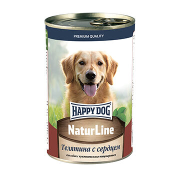 Корм для собак Happy Dog Телятина и сердце
