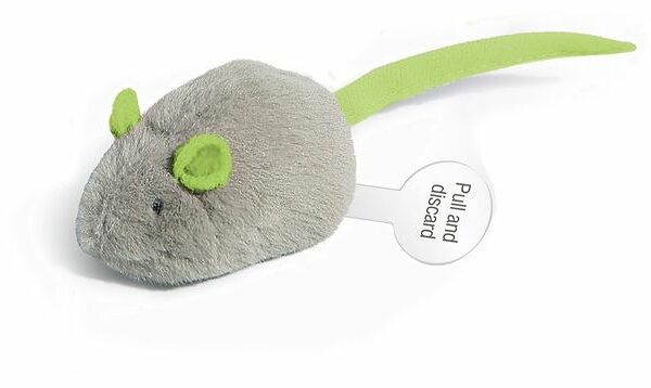 Игрушка для кошек GIGWI Мышка со звуковым чипом 11см, серия Melody Chaser