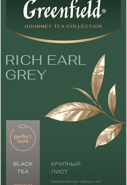 Чай черный Greenfield Rich Earl Grey 100г