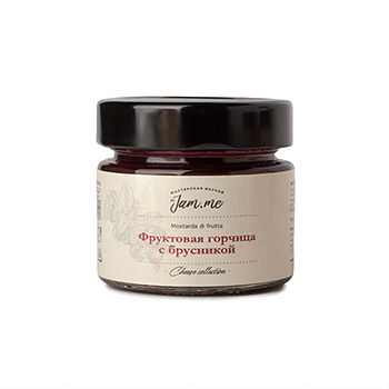 Горчица byJam.me фруктовая с брусникой, 100г