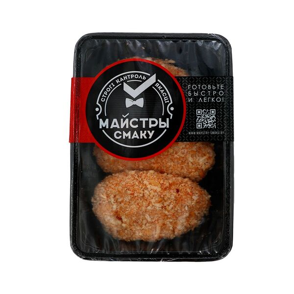 П/ф рубленый из мяса цыплят-бройлеров Шницель Полесский охл ФК (Ф)