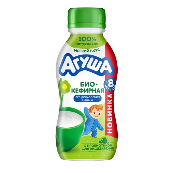Продукт кисломолочный Агуша биокефирный 3.1% 180г