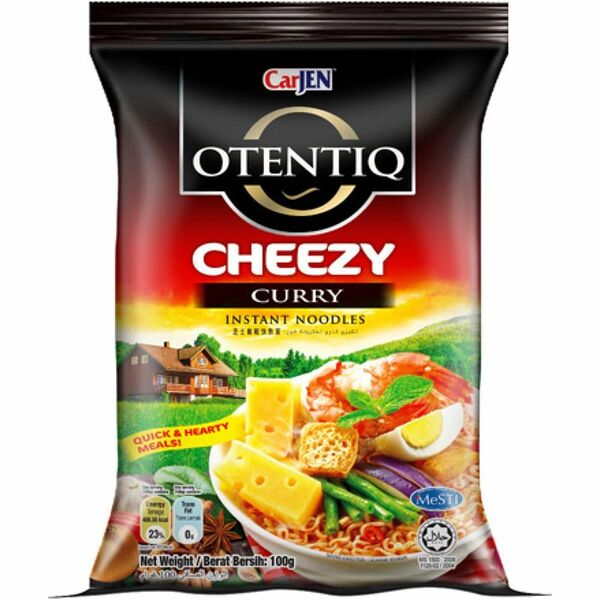 Лапша Carjen сырный карри малайзийская быстрого приготовления, 100г