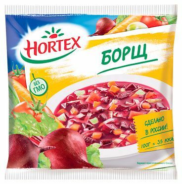 Смесь овощная Hortex Борщ замороженная 400 г