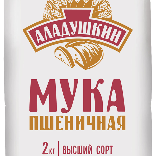 Мука Аладушкин пшеничная, высший сорт