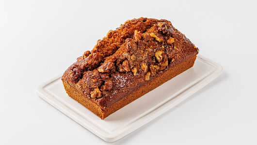 Банановый кекс с орехом