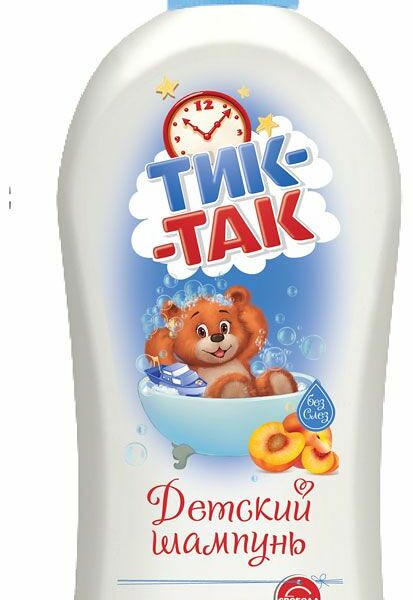 Шампунь детский Тик-Так с экстрактом персика и пантенолом 350 мл