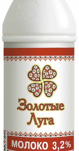 Молоко Золотые луга, 3.2%