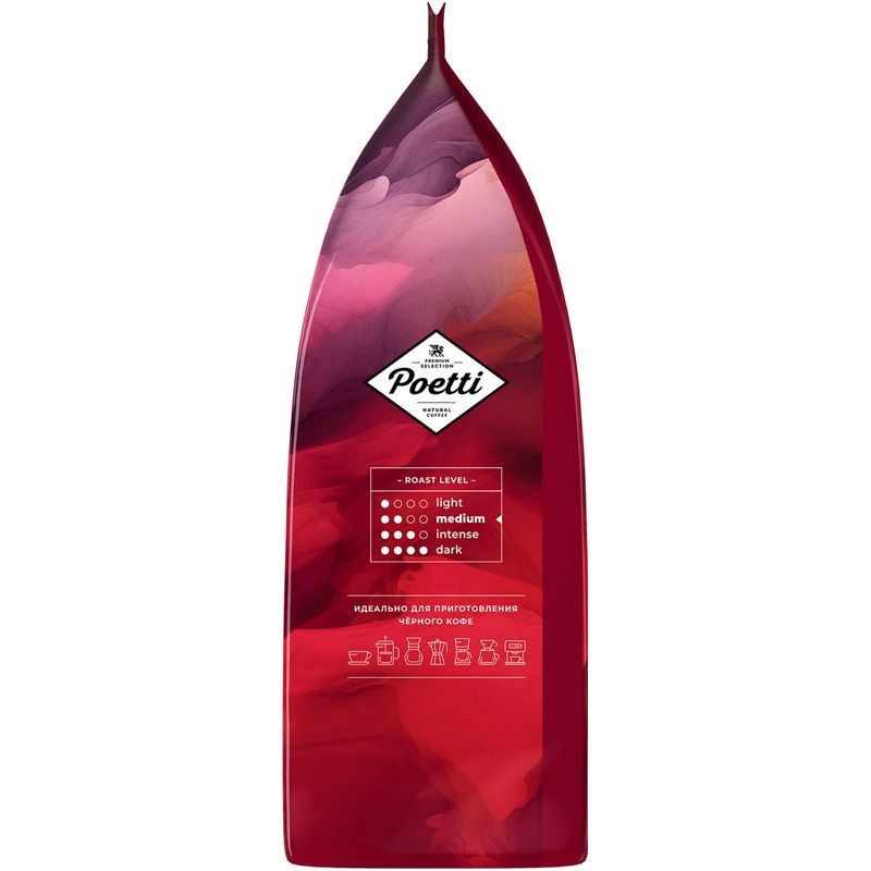 

Кофе Poetti Neuro Deluxe Edition натуральный жареный в зёрнах 1 кг