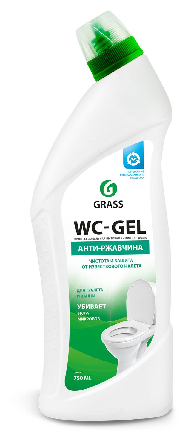 

Средство для чистки сантехники Grass Туалетный гель (WC-Gel) 750 мл