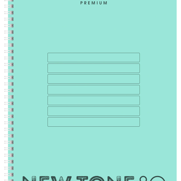 Тетрадь Hatber Premium NEWtone Pastel на гребне в клетку А4, 220х295 мм, 80 л, в ассортименте