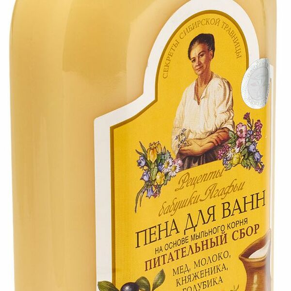 Пена для ванн Рецепты бабушки Агафьи на основе мыльного корня Питательный сбор 500 мл