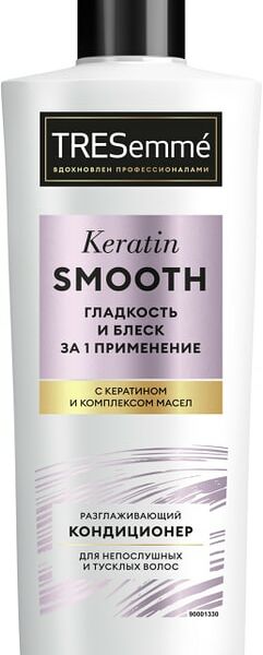 Кондиционер для волос TRESemme Keratin Smooth Гладкость и блеск с кератином и комплексом масел 400мл