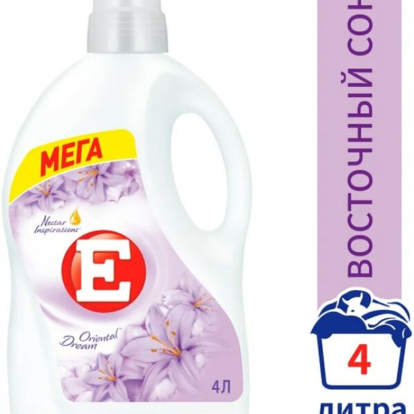 Кондиционер ополаскиватель для стирки белья Е Восточный сон 4л