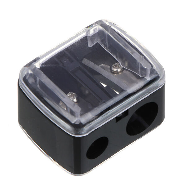 Юниlook точилка для косметических карандашей двойная 3,7х3х2,3 см, черный