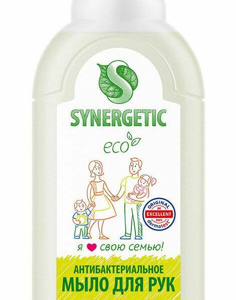 Жидкое мыло для рук антибактериальное Synergetic Мелисса и ромашка 0.5 л