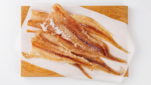 Минтай ВкусВилл филе без кожи вяленое весовое