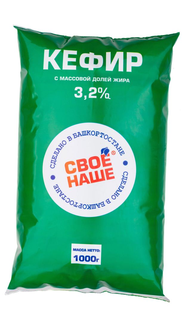 

Кефир Свое Наше 3.2% 1000 г