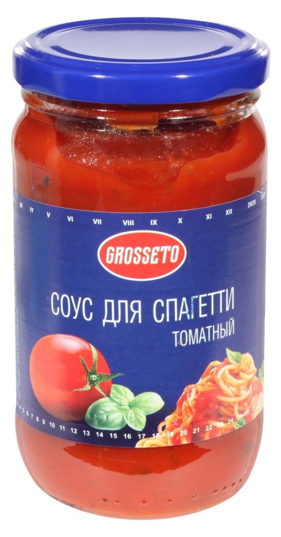 

Соус томатный Grosseto для спагетти 360 г
