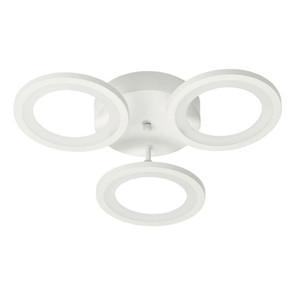 Светильник светодиодный Мадлен, 72 Вт, пульт, 48х48 см, 3 кружочка