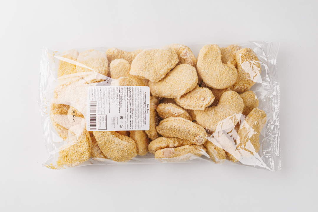 

Наггетсы куриные Классические, Продукт замороженный, 1 кг