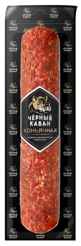 

Колбаса Черный кабан Коньячная сырокопченая, вес