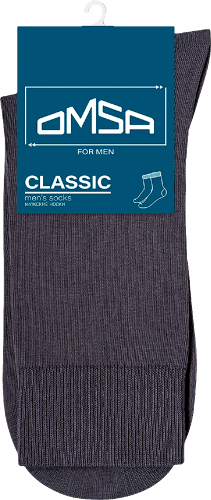 Носки мужские Omsa Grigio scuro темно-серый р. 42-44