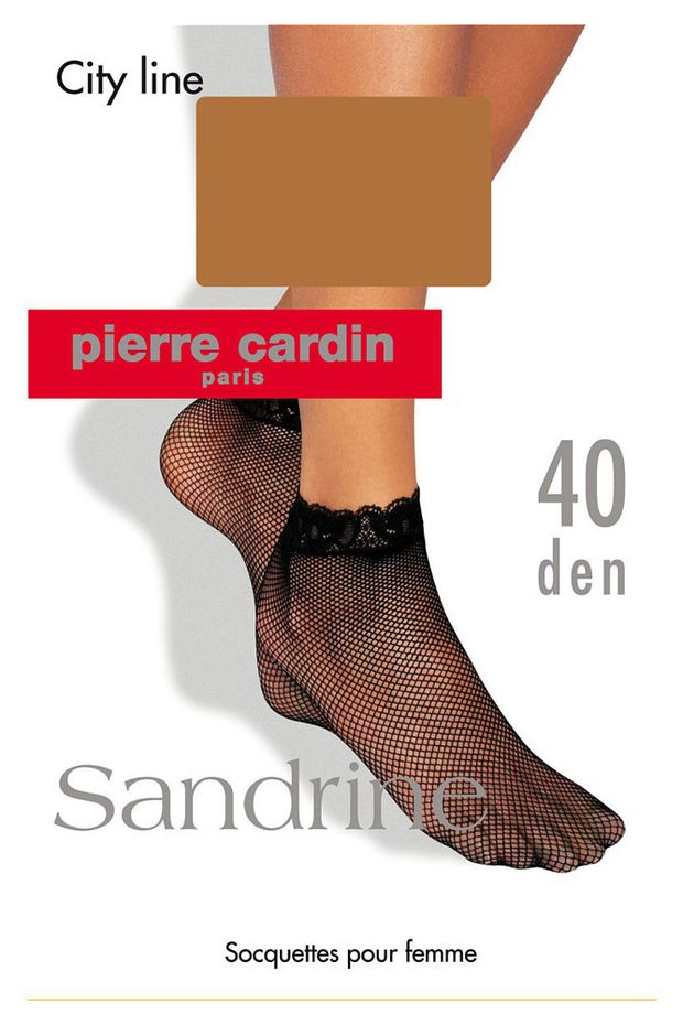 

Носки женские Pierre Cardin Sandrine 40 бежевые сетка размер универсальный
