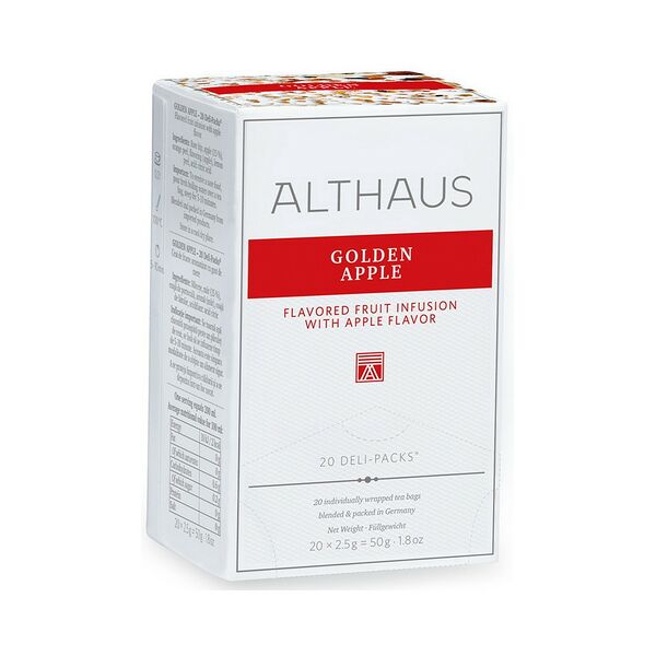 Напиток чайный Althaus Deli Packs Золотое яблоко пак для чашек  20 x 2,5г