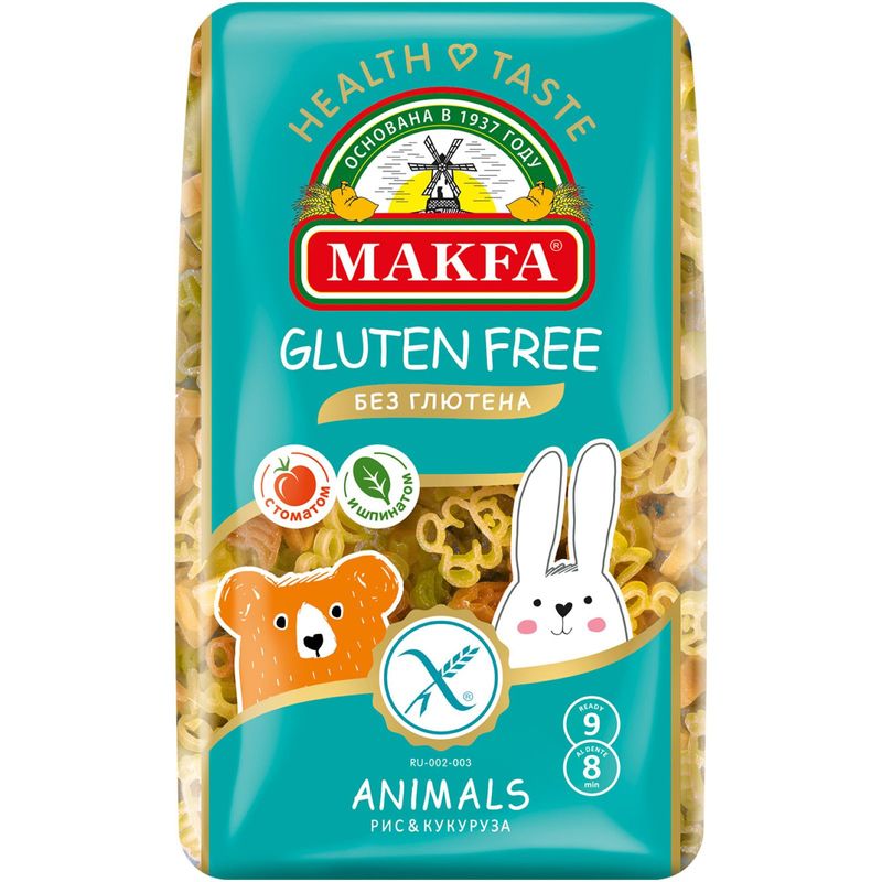 

Макаронные изделия Makfa Animals безглютеновые 300 г