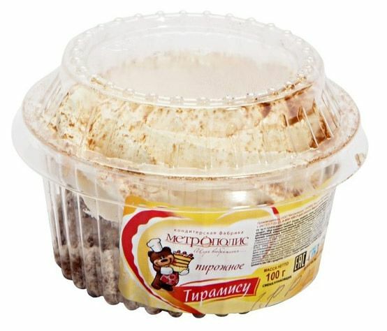 Пирожное Метрополис тирамису, 100г