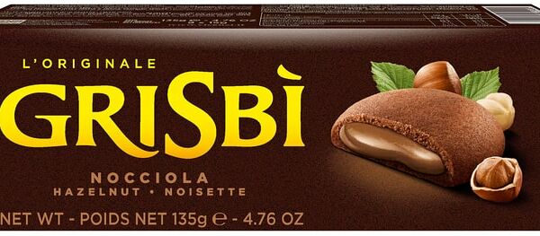 Печенье Grisbi с начинкой из орехового крема 135г