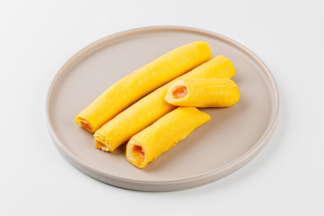 

Налистники с сырным кремом и абрикосовой начинкой