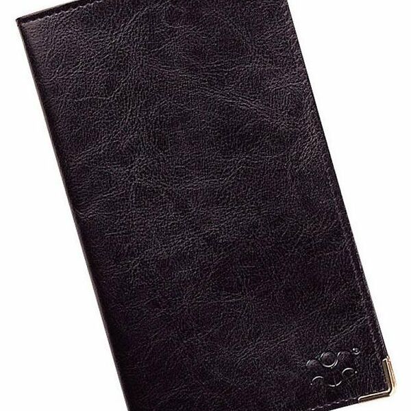 Визитница Comix черная, 72 визитки